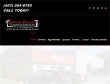 Tablet Screenshot of orlandotransmissionrepair.com